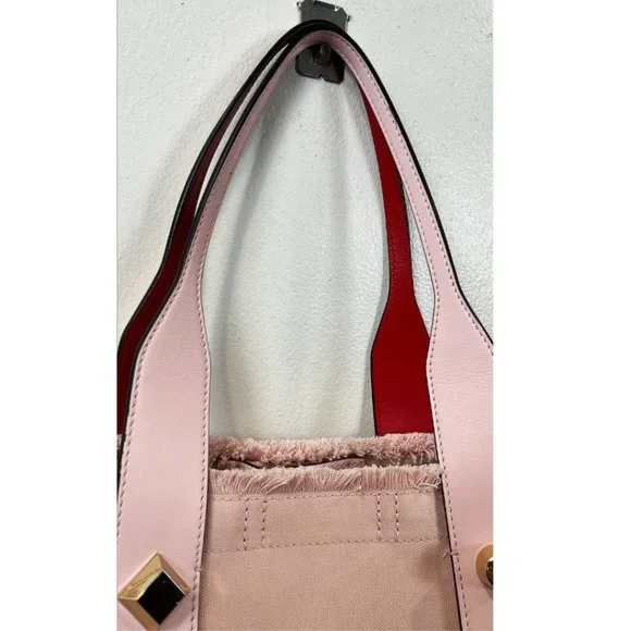 Christian Louboutin Frangibus Canvas & Leather Shopping Tote. - Picture 7 of 16